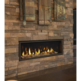 Majestic | Echelon II 72" Linear Contemporary Direct Vent Natural Gas Fireplace With IntelliFire Touch Ignition System