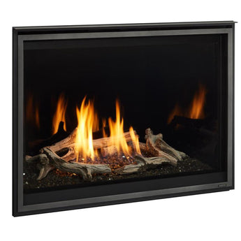 Majestic | Meridian Modern 42" Traditional/Contemporary Top Direct Vent Natural Gas Fireplace With IntelliFire Touch Ignition System