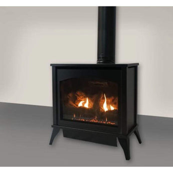 Empire | 28 Inch Medium Spirit Steel Modern Direct-Vent Gas Stove