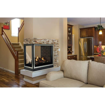 Empire | Tahoe 36" Direct-Vent Clean Face Premium Peninsula Fireplace