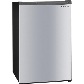 Arctic Wind | 4.4-Cu. Ft. Energy Star Compact Refrigerator with Freezer Compartment in Silver