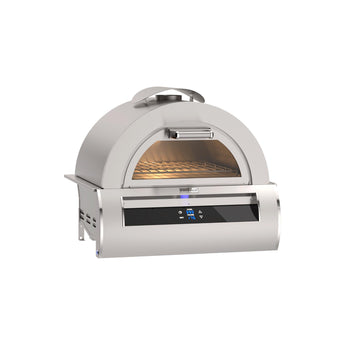 Fire Magic Propane Gas Black Glass Pizza Oven with Integrated Smart Technology