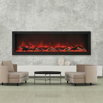 Amantii | Panorama Deep Extra Tall 88 Inch Indoor Outdoor Electric Fireplace