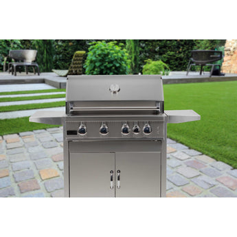 BroilMaster B-Series - 32" 4 Burner Stainless Steel Gas Grill (Cart Model)