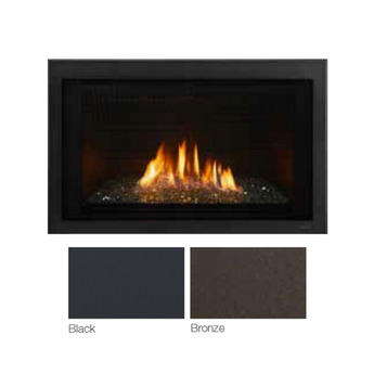 Majestic | 35-inch Clean Black Screen Front Gas Fireplace Inserts (CSFI35BK)