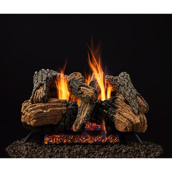 Majestic | 6-piece Refractory Cement Log Set for use with 30" Radiant Burner (DUZY3LS-30)