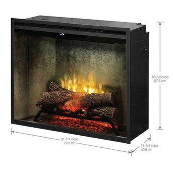 Dimplex | Revillusion 30" Built-in Electric Firebox - RBF30WC-FG