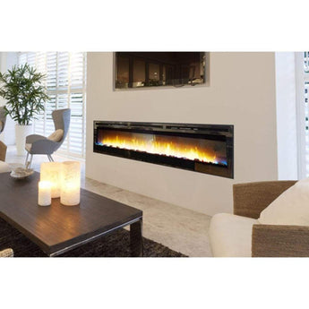 Empire - Nexfire Wall-Mount 74 Inch Linear Electric Fireplace