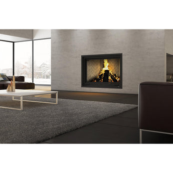 Valcourt | Frontenac Wood Burning Fireplace with Guillotine-Style Door