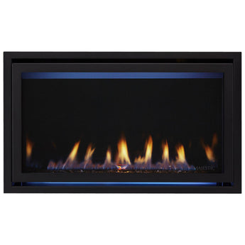 Majestic | Jade 32" Linear Contemporary Direct Vent Natural Gas Fireplace With IntelliFire Touch Ignition System