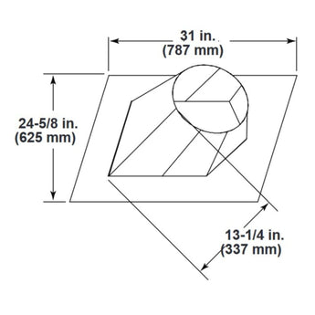 Majestic | 7/12 - 12/12 Pitch Roof Flashing (RF12)