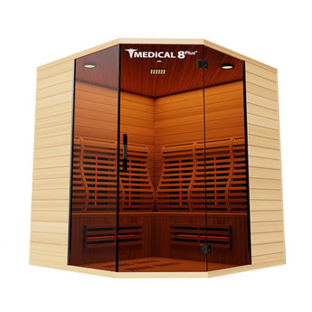 MEDICAL 8 PLUS V2 ULTRA FULL SPECTRUM INFRARED SAUNA (6 PERSON)