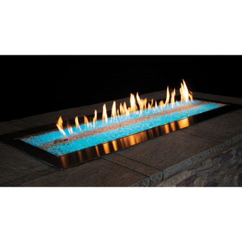 Empire - Carol Rose 48" Multicolor LED Lighting Manual Outdoor Linear Fire Pit