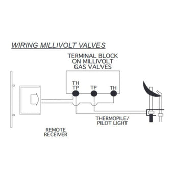 Skytech | TM-R-2A Wireless Wall Mounted Timer Fireplace Control