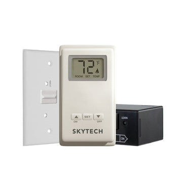 Skytech | TS-R-2A Wireless Wall Mounted Thermostat Fireplace Control