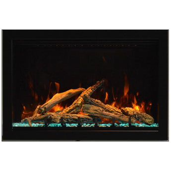 Amantii | Traditional Lumina Built-In Electric Fireplace with Oak Log Media Kit