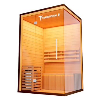 TRADITIONAL 6 MEDICAL SAUNA (2 PERSON) - ENHANCED DETOX ROUTINE