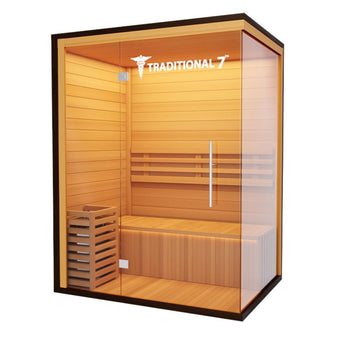 TRADITIONAL 7 MEDICAL SAUNA (3 PERSON) - ULTIMATE STRESS RELIEF