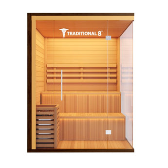 TRADITIONAL 8 PLUS MEDICAL SAUNA (5 PERSON) - DETOX & IMMUNITY BOOST