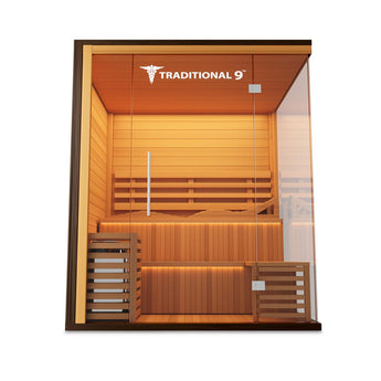 TRADITIONAL 9 PLUS MEDICAL SAUNA (6 PERSON)