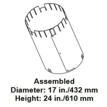 Majestic | Straight Flue Attic Insulation Shield (AS10)