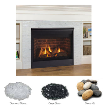 Majestic | Contemporary Media Conversion Kit for 36" Quartz Direct Vent Fireplace (CK36)