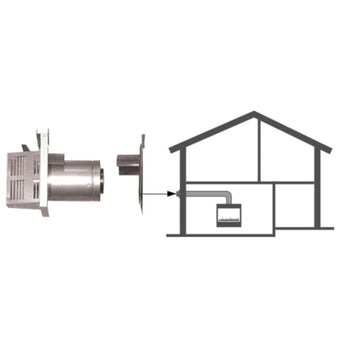 Majestic | DVP 5 Inch x 8 Inch Short Horizontal Termination (DVP-TRAP1)