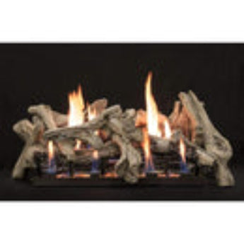 Empire | 18" Driftwood - Burncrete Refractory Log Set (8 Pieces)