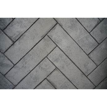 Empire | 30" & 35" Whitewashed Herringbone Brick Liner for Rushmore Fireplaces