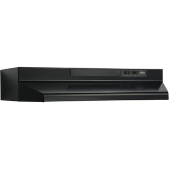 Broan | F40000 Series 30-In. Two-Speed 4-Way Convertible Under Cabinet Range Hood, Black