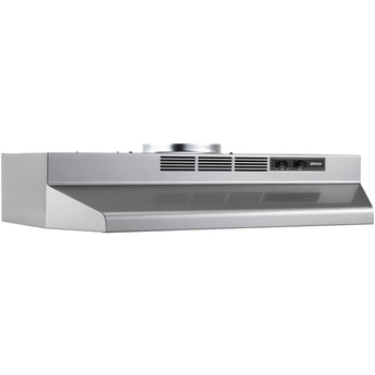 Broan | 30" Convertible Under-Cabinet Range Hood, Stainless Finish with PrintGuard, 230 MAX Blower CFM