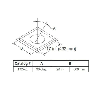 Majestic | AC30 Degree Firestop Spacer (FS540)