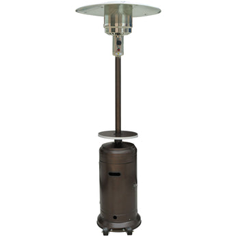 Hanover | 7-Ft. 48,000 BTU Steel Umbrella Propane Patio Heater in Hammered Bronze