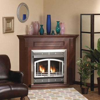 Empire | Wooden Mantel Cabinet with Base for 36" Fireplaces and Fireboxes