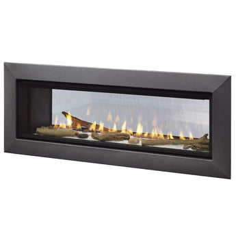 Majestic | Echelon II See-Through 48" Linear Contemporary Direct Vent Natural Gas Fireplace With IntelliFire Touch Ignition System