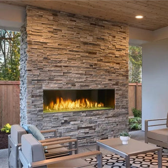 Majestic | 60" Lanai Contemporary Outdoor Linear Vent Free Gas Fireplace with IntelliFire Plus Ignition System