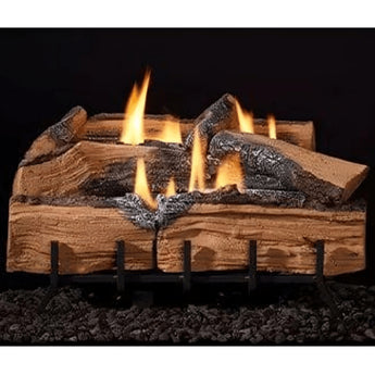 Majestic | Mezmer Split 24-inch Gas Log Set for Lumonessen Outdoor Burner (MZMRSP-24)