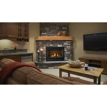 Majestic | Quartz 32" Traditional Top/Rear Direct Vent Gas Fireplace With IntelliFire Touch Ignition System