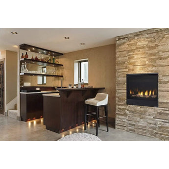 Majestic | Quartz 42" Traditional Top/Rear Direct Vent Gas Fireplace With IntelliFire Touch Ignition System