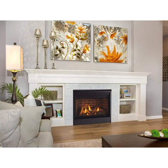 Majestic | Quartz 42" Traditional Top/Rear Direct Vent Gas Fireplace With IntelliFire Touch Ignition System