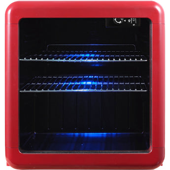 Magic Chef | 1.7 cu. ft. Retro Beverage Cooler, Red