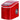 Magic Chef | 27-Lb. Portable Ice Maker in Red