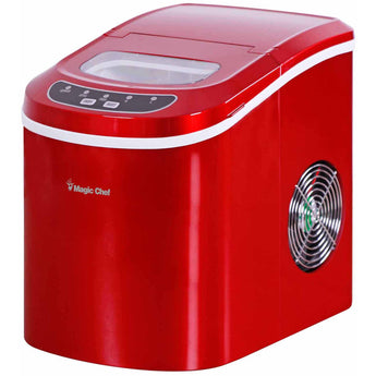 Magic Chef | 27-Lb. Portable Ice Maker in Red