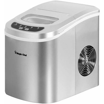 Magic Chef | 27-Lb. Portable Ice Maker in Silver