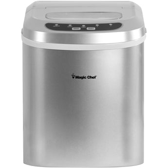 Magic Chef | 27-Lb. Portable Ice Maker in Silver