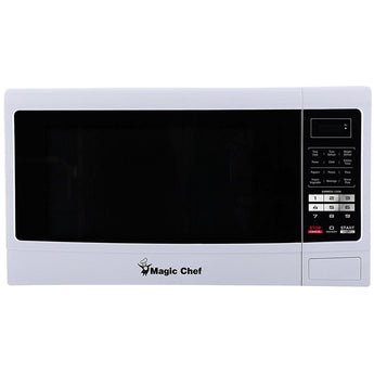 Magic Chef | 1.6-Cu. Ft. 1100W Countertop Microwave Oven with Push-Button Door in White