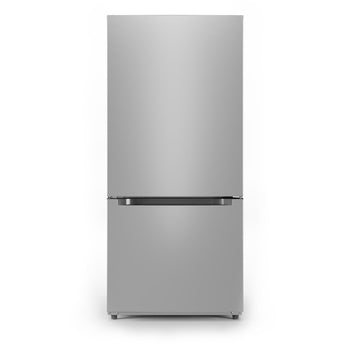 Midea | 18.7-Cu. Ft. Bottom Mount Refrigerator, Stainless Steel