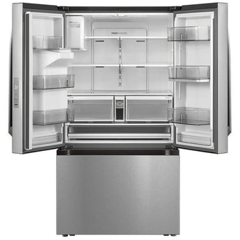 Midea | 29 CF French Door Refrigerator, Ice and Water Dispenser, Standard Depth