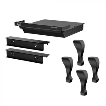 Osburn | Black Cast Iron Leg Kit with Ash Drawer Kit