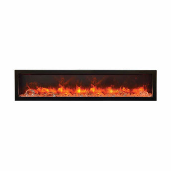 Amantii | 50 Inch Panorama Slim BI-50-SLIM-OD Linear Indoor or Outdoor Electric Fireplace